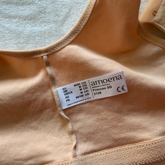 AMOENA Frances Wire-Free Front Closure Bra 2128 - Nude - Picture 10 of 12